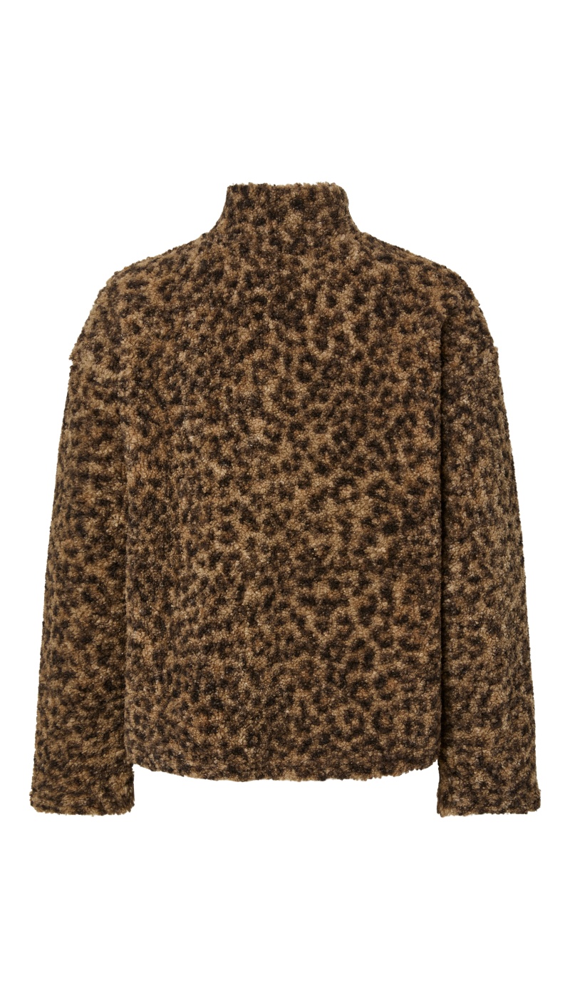 Veste Léopard Tannin PCKATTY PIECES - 5 | MUJER